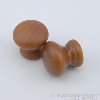 【上海 圆木蘑菇拉手 榉木桥型拉手大量批发 工厂家具拉手批发 出口意大利】 -